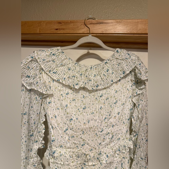 NWT Free People Sweetest Thing Ivory Floral Dress - Picture 4 of 16